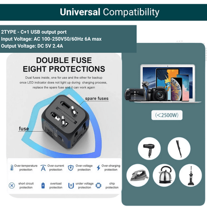 GearApt™ Universal Travel Adaptor