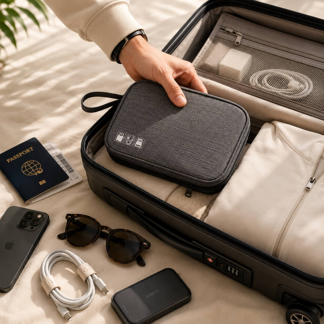 GearApt™ Travel Tech Organizer