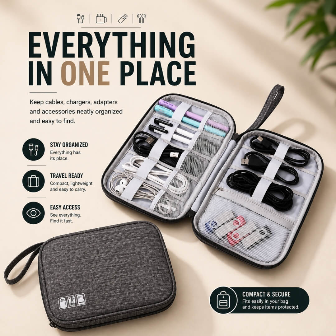 GearApt™ Travel Tech Organizer